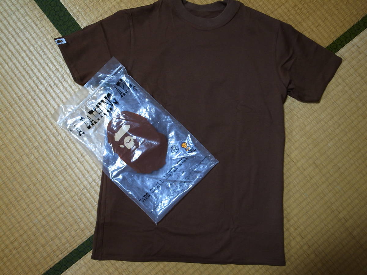 激レア★A BATHING APE エイプ ★BABY MILO ビッグ猿フェイス リバーシブル Tシャツ★茶★M★BAPE_画像8