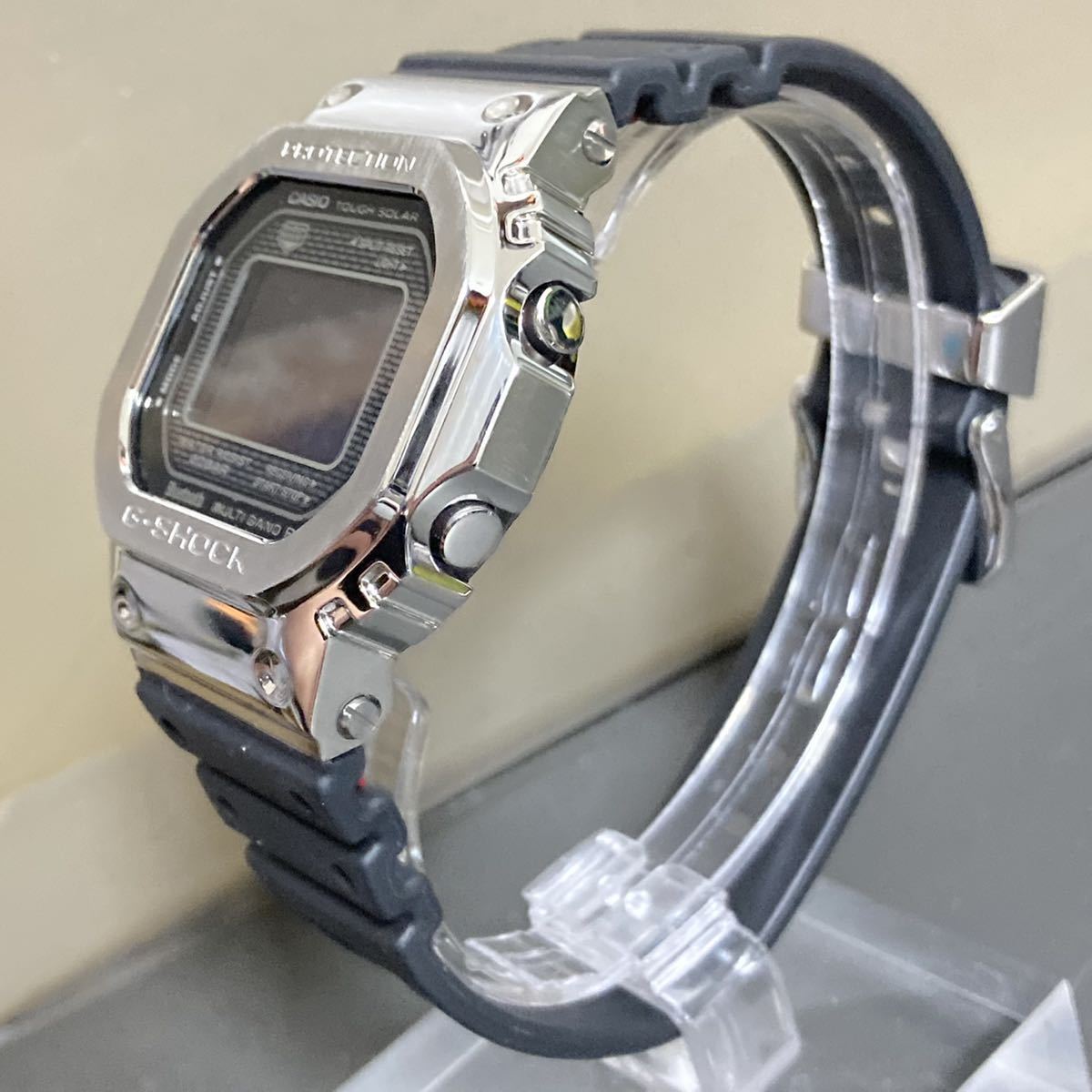 未使用同様 箱説タグ保証書付G-SHOCK GMW-B5000-1JF タフソーラー 電波