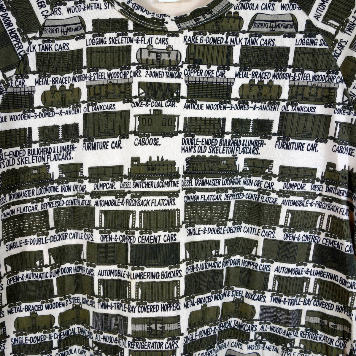 【良品】コムデギャルソンシャツ　電車柄Ｔシャツ　COMME des GARCONS Shirt　サイズＳ_画像6