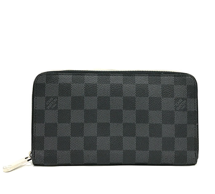 ▽【LOUIS VUITTON】ルイヴィトン LV ダミエ グラフィット ジッピー