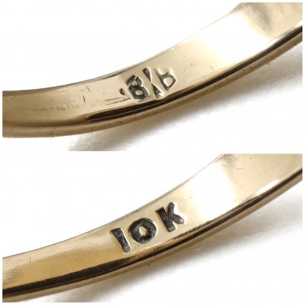 40s50s ビンテージ BARRASSO & BLASI 10K ゴールド クローバー ブラック オニキス リング シャムロック 米国製 幸運 10金 無垢 指輪