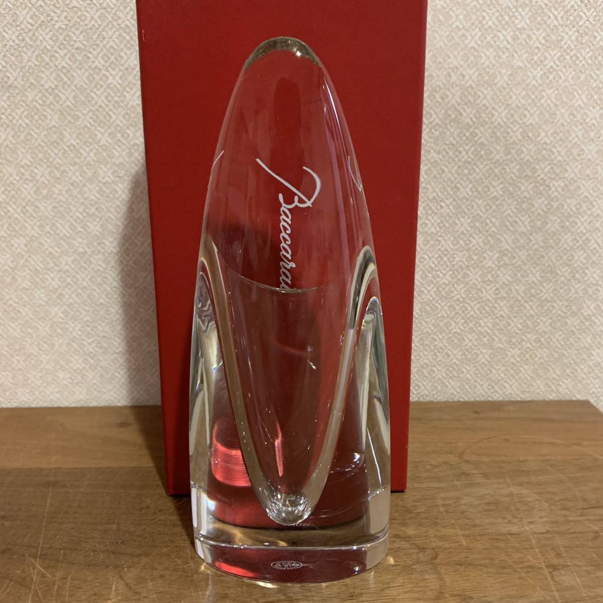レア 美品 未使用 Baccarat バカラ エスキモー クリスタルガラス レア 美品 未使用 Baccarat バカラ エスキモー クリスタルガラス