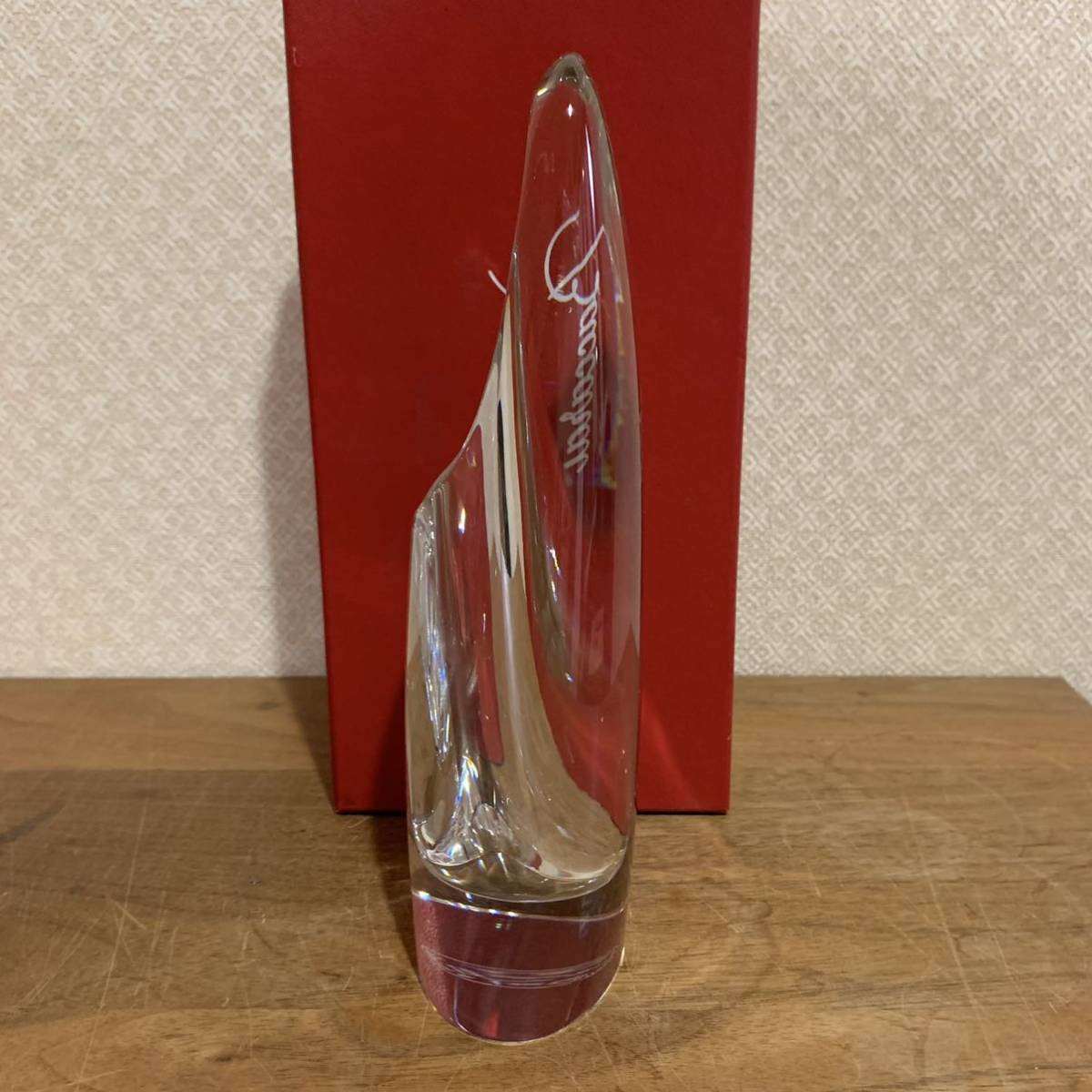レア 美品 未使用 Baccarat バカラ エスキモー クリスタルガラス レア 美品 未使用 Baccarat バカラ エスキモー クリスタルガラス