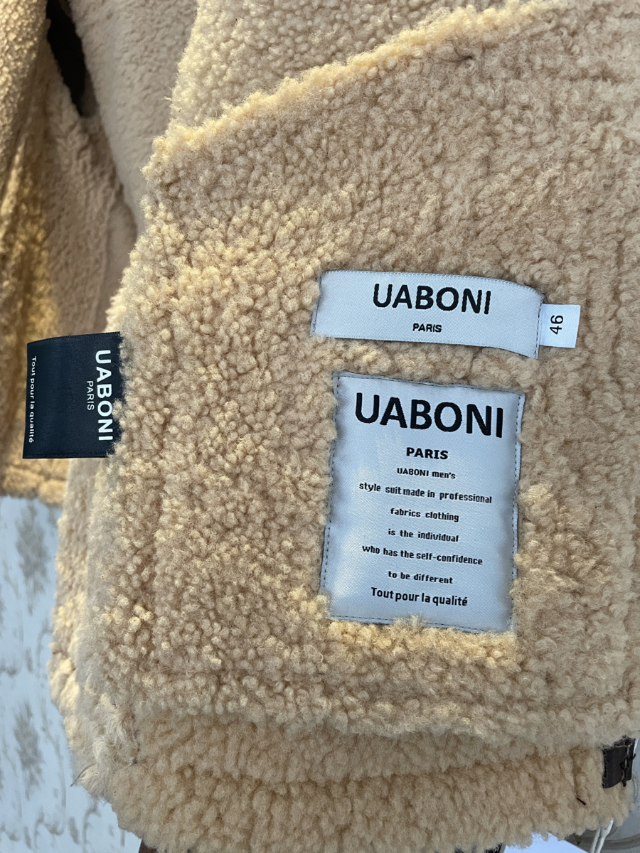最上級羊革◇UABONI*ユアボニ*フライトジャケット*EU製*フランス 最上級羊革◇UABONI*ユアボニ*フライトジャケット*EU製*フランス