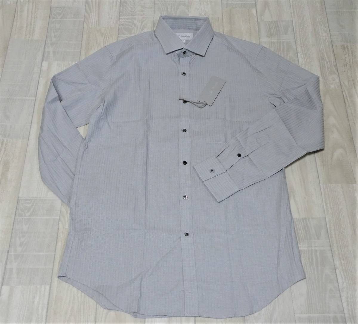 [ unused ]*calvin klein/ Calvin Klein /CK/ long sleeve / wide color / dress shirt * regular price Y17,600(P-79)