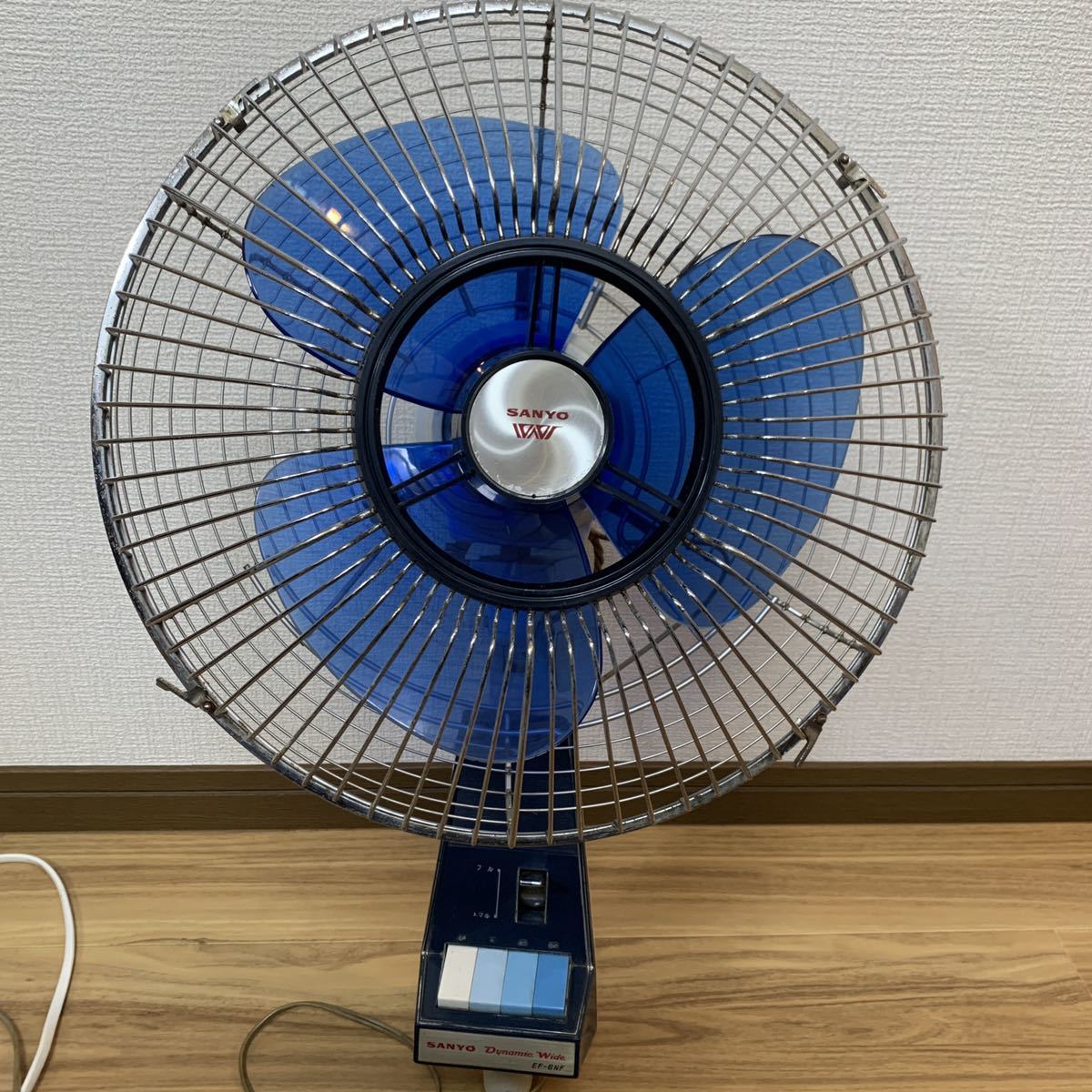 昭和レトロ 扇風機 サンヨー EF-6NF 動作品 アンティーク レトロ扇風機