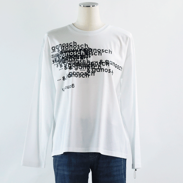 街の洋服屋フタバ 長袖Tシャツ フリーサイズ ガノッシュ 227-81007-1 SS 30代 40代 50代 レディース カジュアル 春 夏 SSCS_画像6