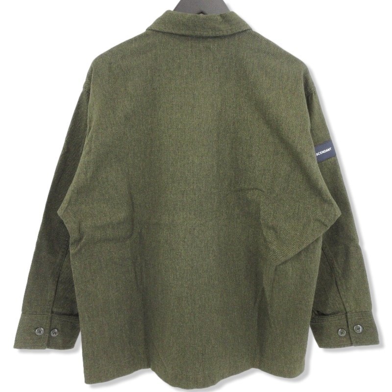 良品 DESCENDANT ディセンダント DWU WORK SHIRT 201WVDS-SHM02 長袖