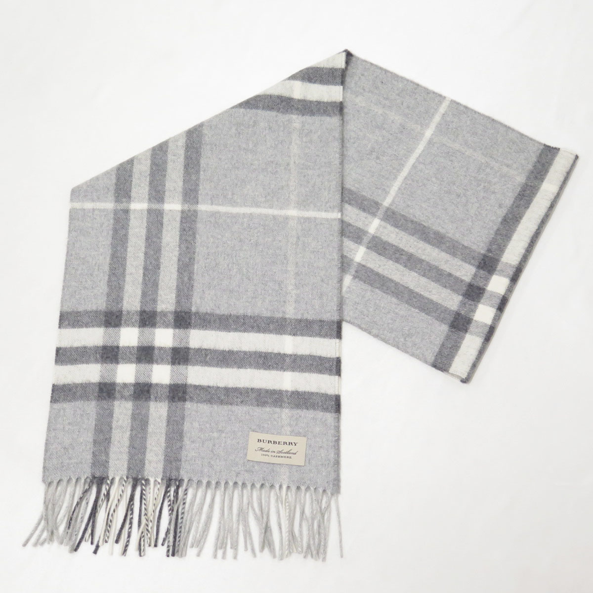 BURBERRY CASHMERE 100% GIANT CHECK SCARF バーバリー カシミヤ