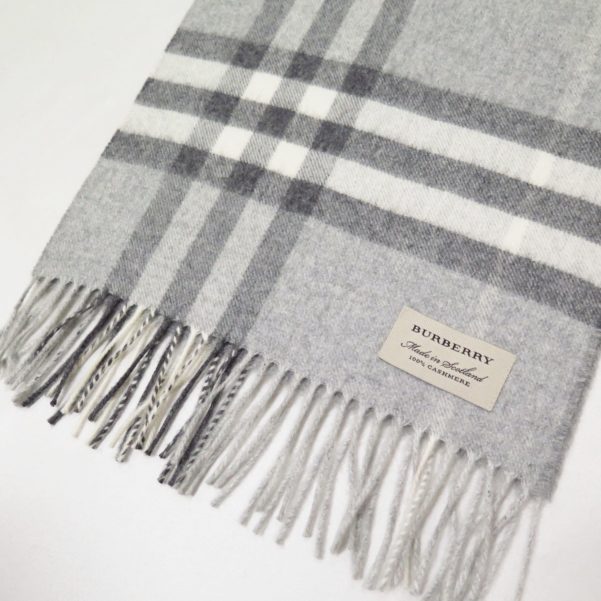 BURBERRY CASHMERE 100% GIANT CHECK SCARF バーバリー カシミヤ