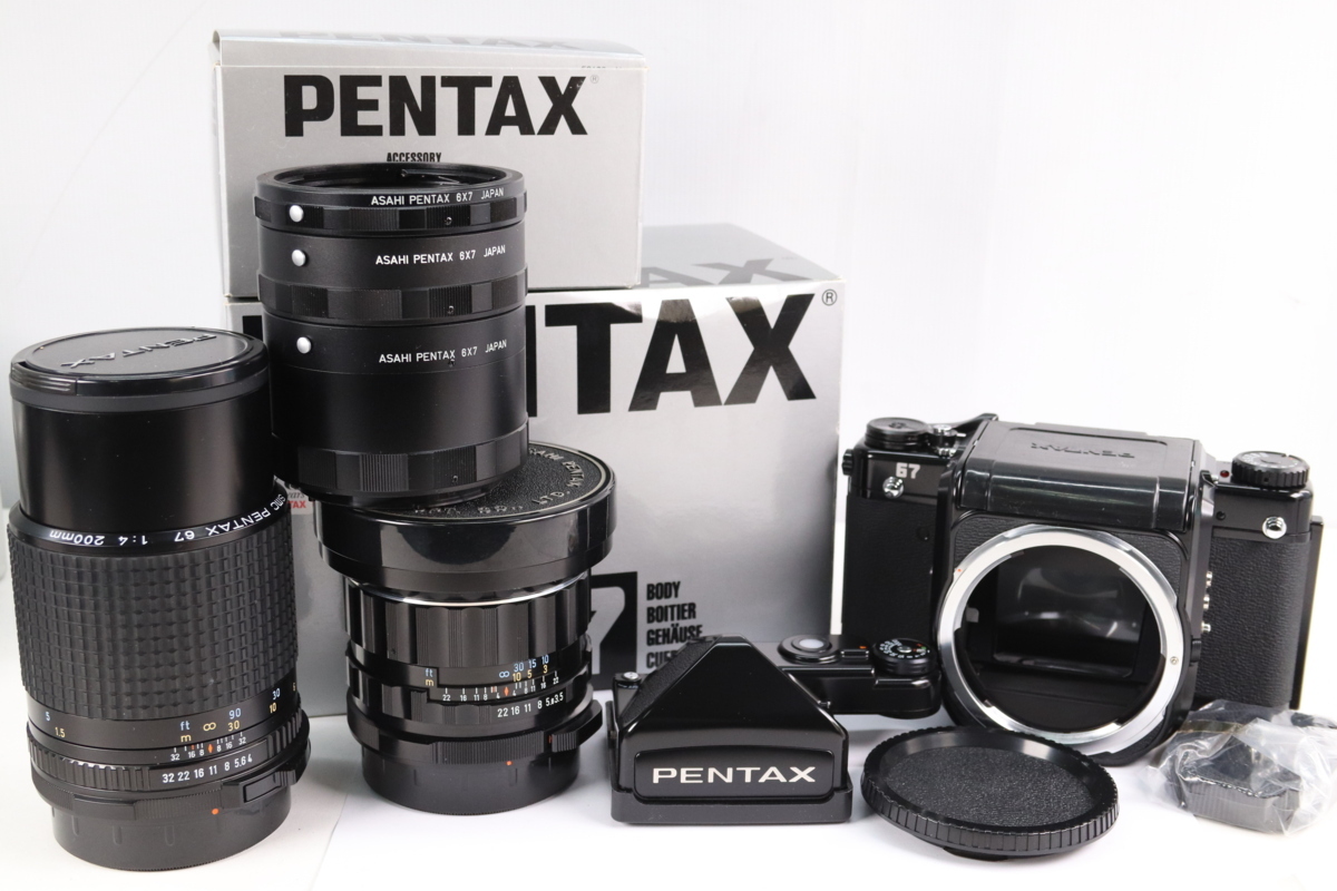 PENTAX ペンタックス 67 TTL SUPER-MULTI-COATED TAKUMAR 200mm F4/6×7 