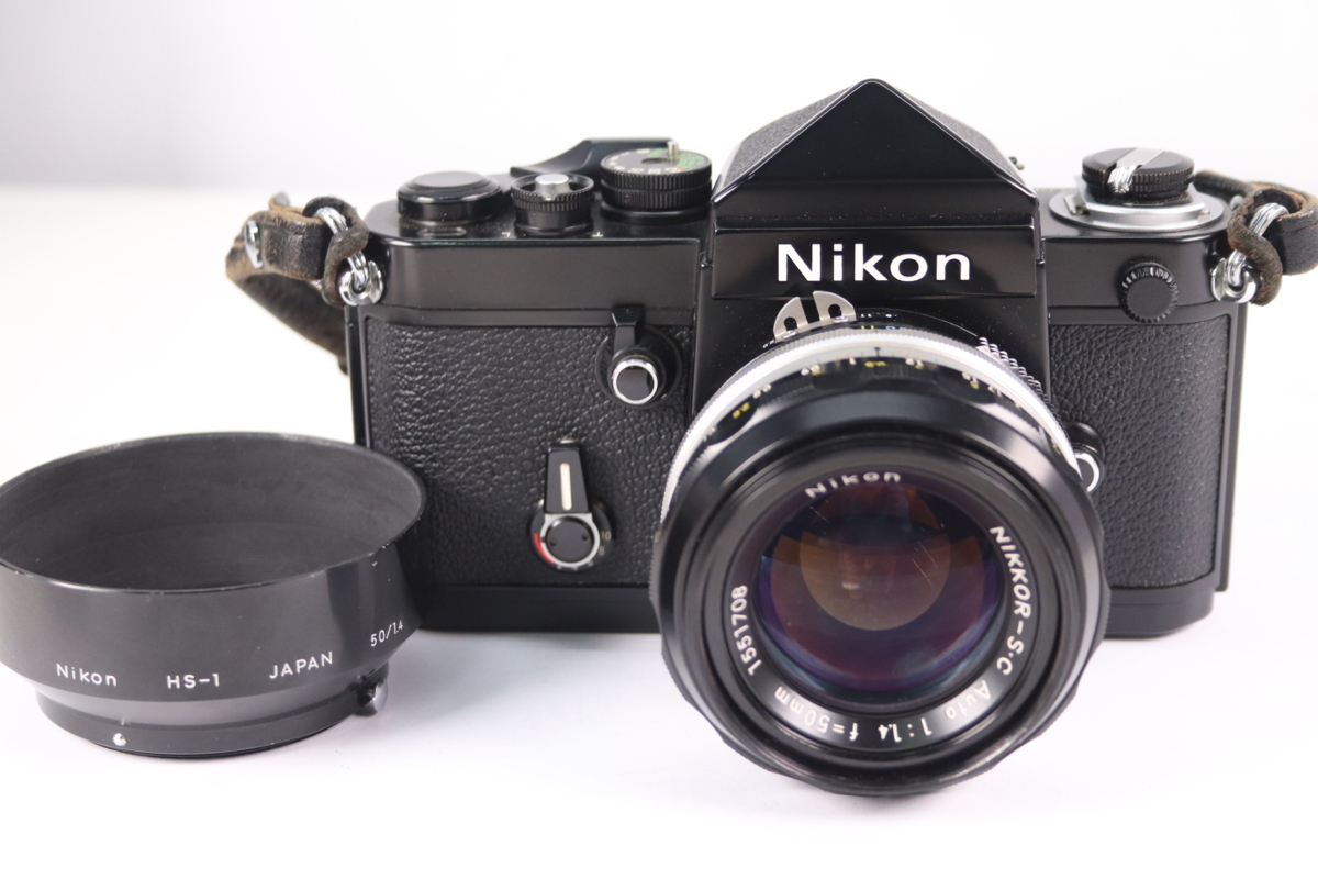 NIKON ニコン F2 アイレベル ブラック NIKKOR-S・C AUTO 50mm F1.4 単焦点レンズ MF 一眼レフ フィルムカメラ 36375-F_画像1