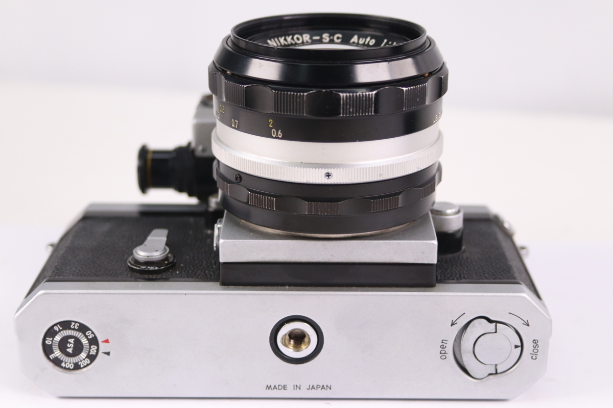 【ジャンク品】NIKON ニコン F フォトミック フィルムカメラ 一眼レフ + NIKKOR-S・C Auto 50mm F1.4 単焦点レンズ 36447-Y_画像7