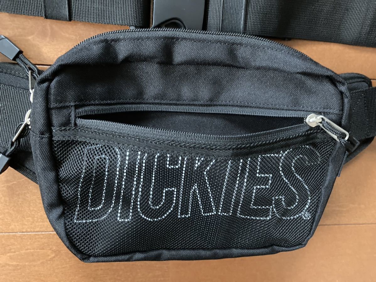  beautiful goods *Dickies* Dickies man and woman use bag body back waist bag black black diagonal .. back 