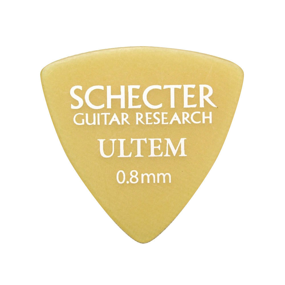 s11829 SCHECTER SPD-08-UL サンカク型 0.8mm ギターピック×10枚 ウルテム 最安値に挑戦 アウトレット☆送料無料