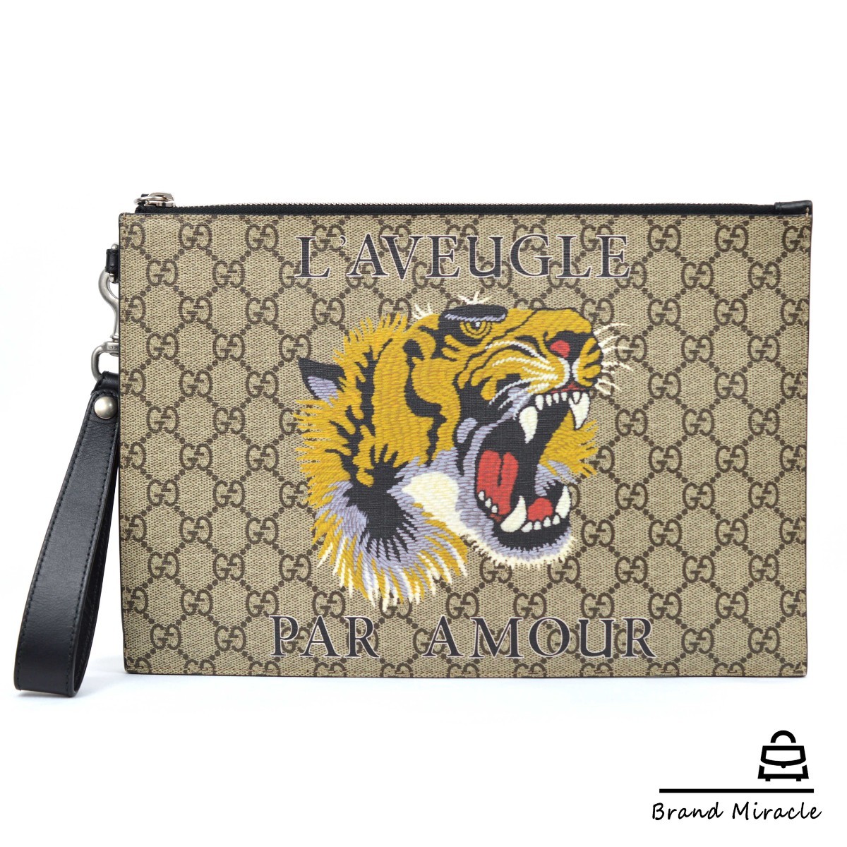 美品】グッチ GUCCI クラッチバッグ セカンドバッグ GGスプリーム