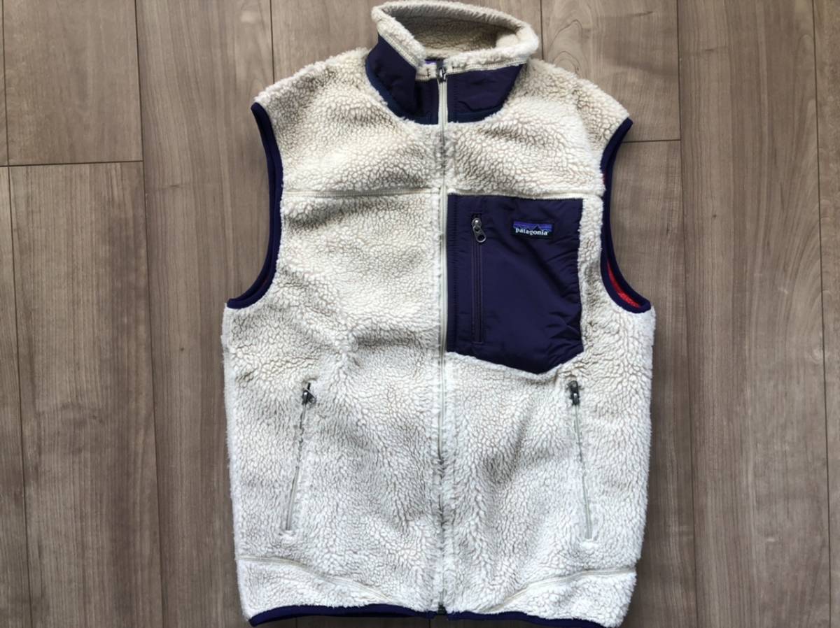 ファッション patagonia パタゴニア L 青紫 アウトドア メンズ ロゴ