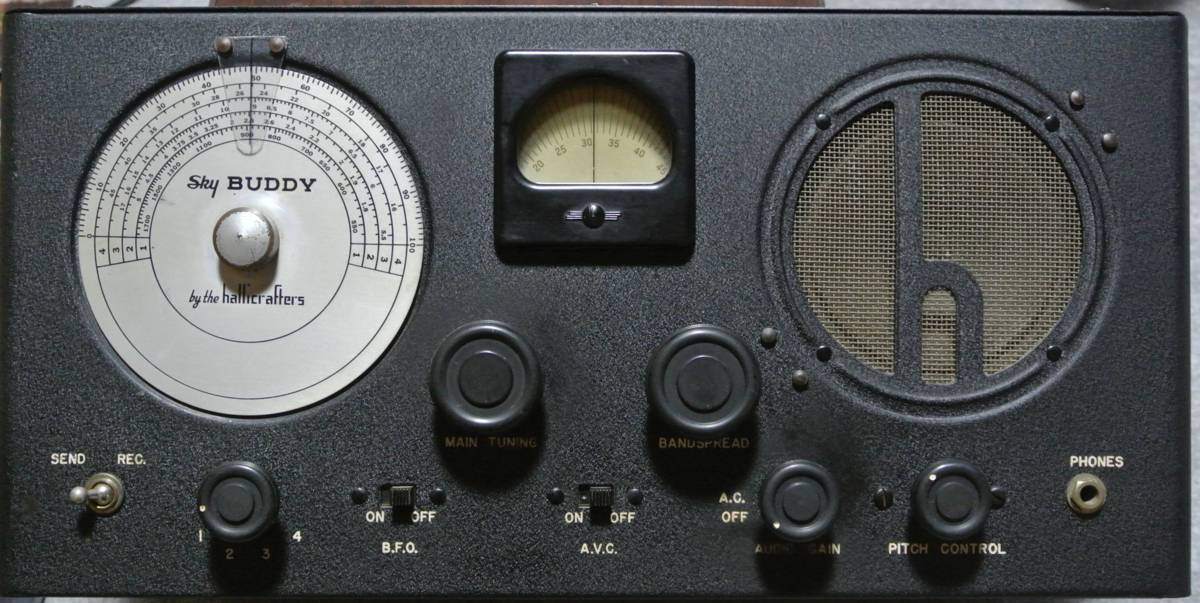 ビンテージ ハリクラフタ-ズ S-19R SKY BUUDY 通信型 受信機1939年