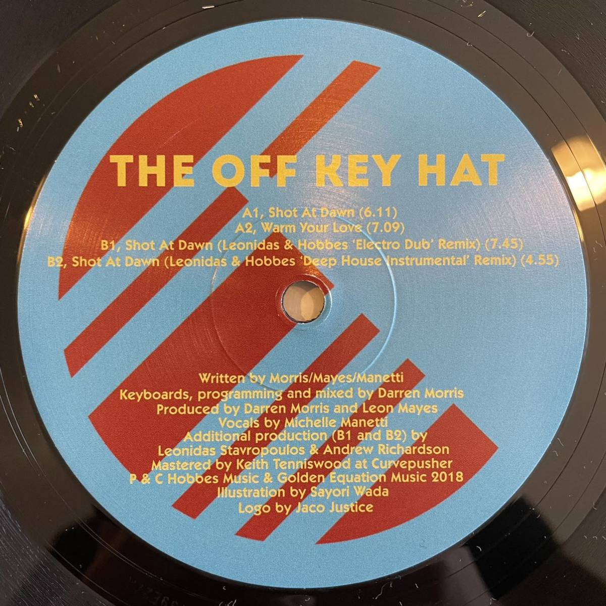 【 12inch レコード】The Off-Key Hat / Shot At Dawn b/w Warm Your Love_画像3