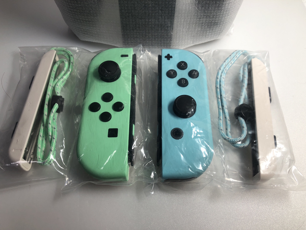 美品/送料無料】ジョイコン/Joy-Con &ストラップ☆あつまれ どうぶつ