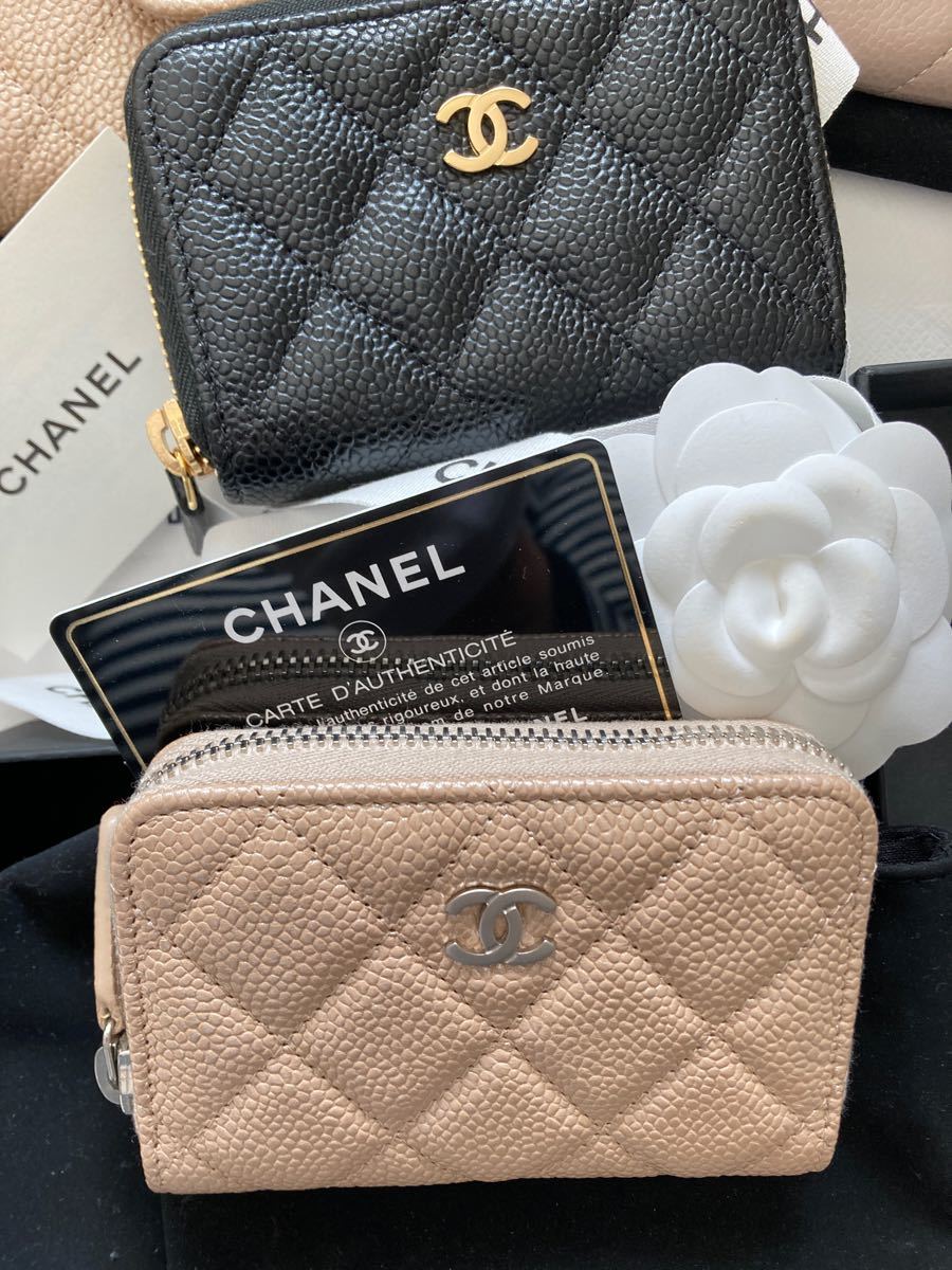 新品☆CHANEL☆シャネル☆カードケース&コインケース :キャビア