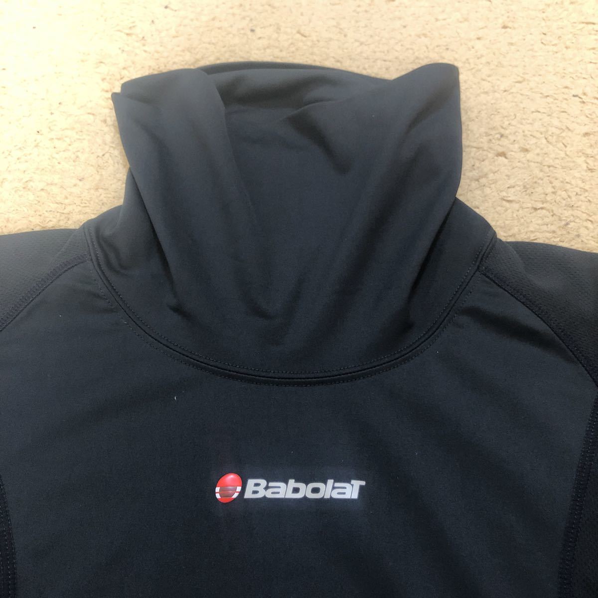 【送料無料】バボラ（Babolat）長袖シャツ　新品タグ付き　Sサイズ　BAB-1782W ブラック