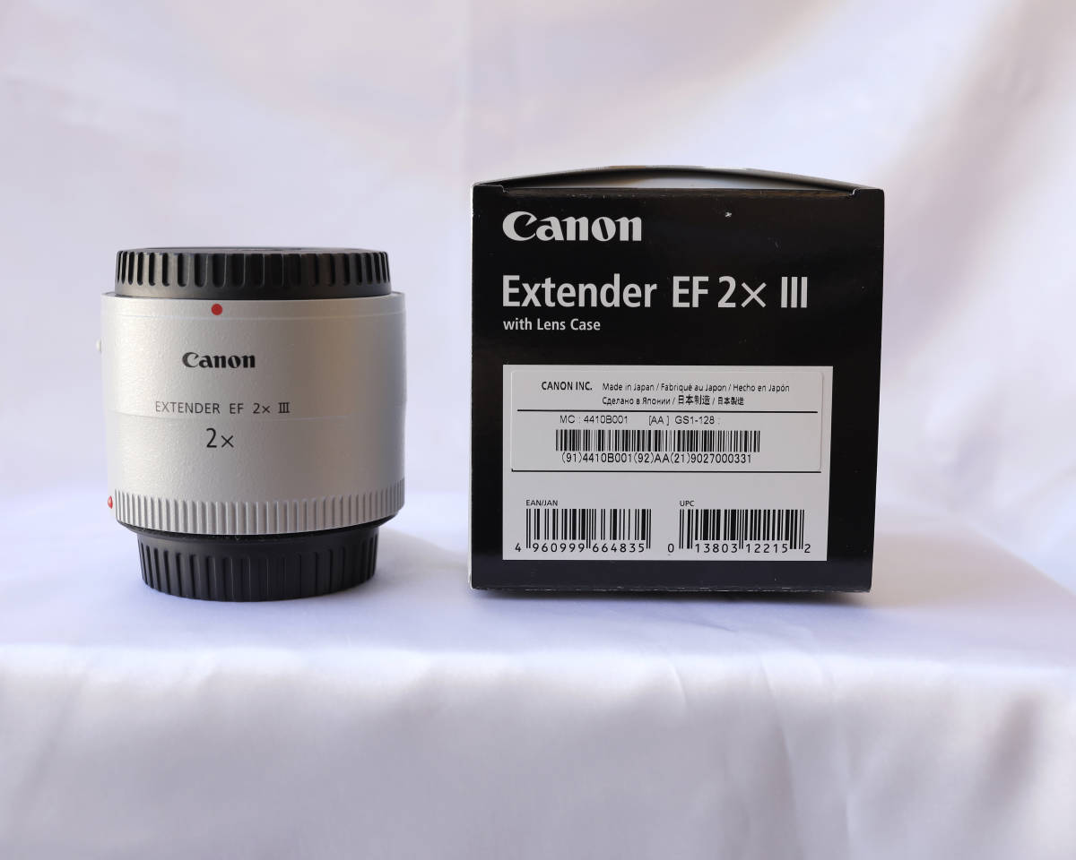 保存版】 ☆【美品USED】Canon EXTENDER EF 2X III キャノン エクステンダー 2×Ⅲ