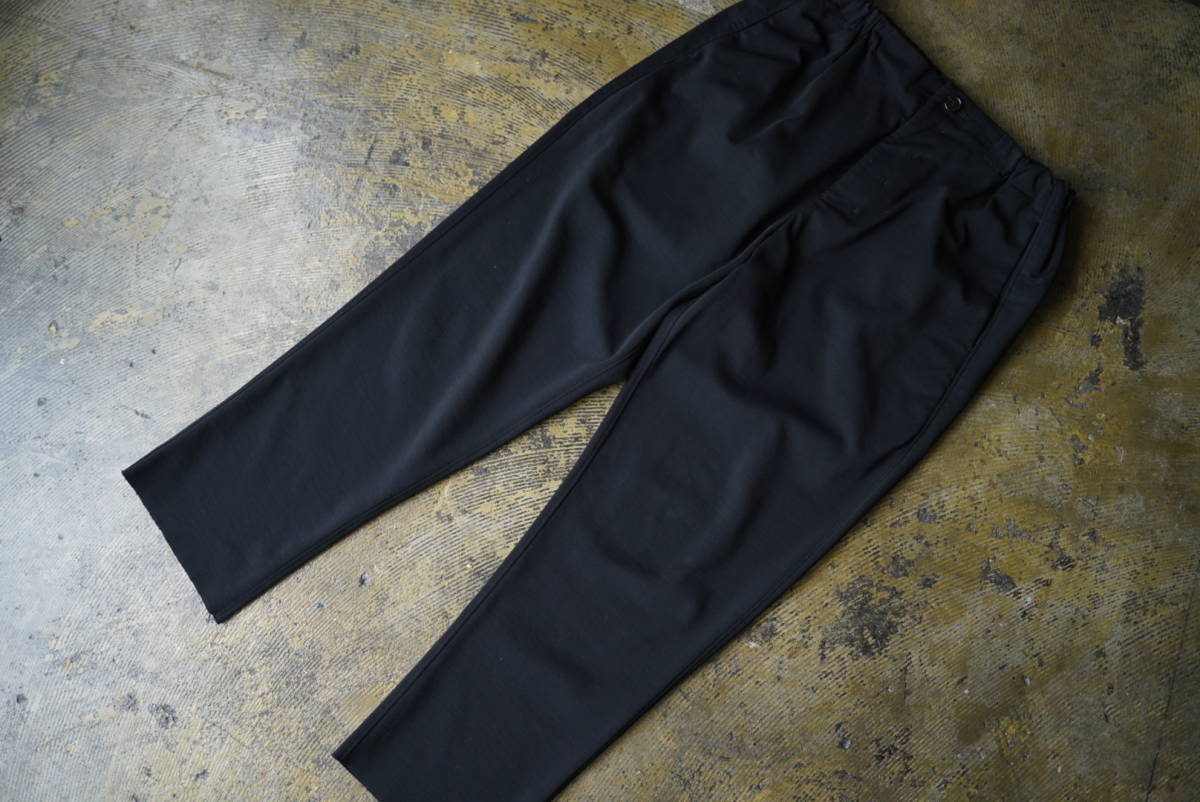18AW フリーカット強撚ポンチジャージーイージーパンツ / 山内