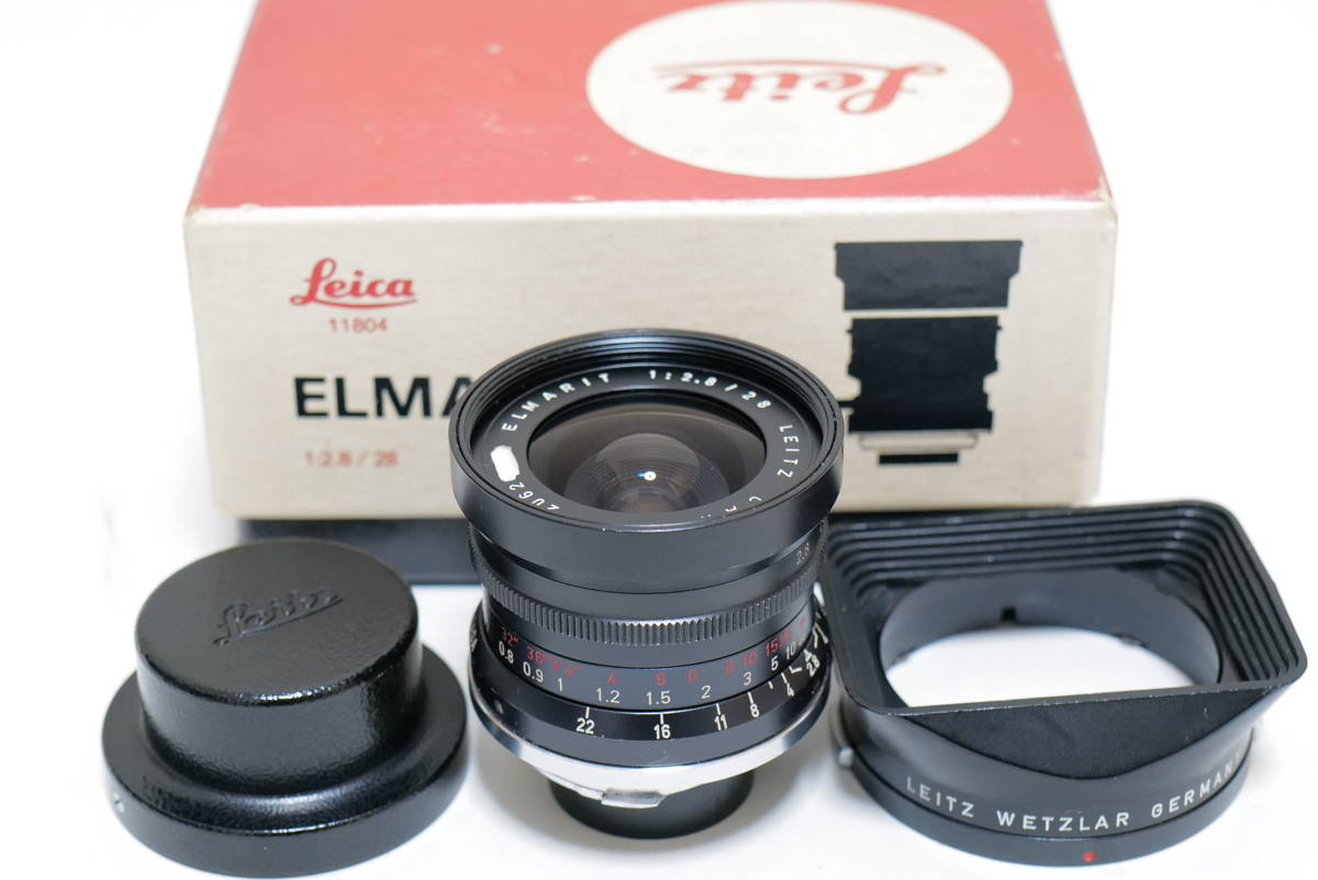 Leica Elmarit 28mm 1st 9枚玉 レッドスケール ライカ エルマリート第一世代_画像1