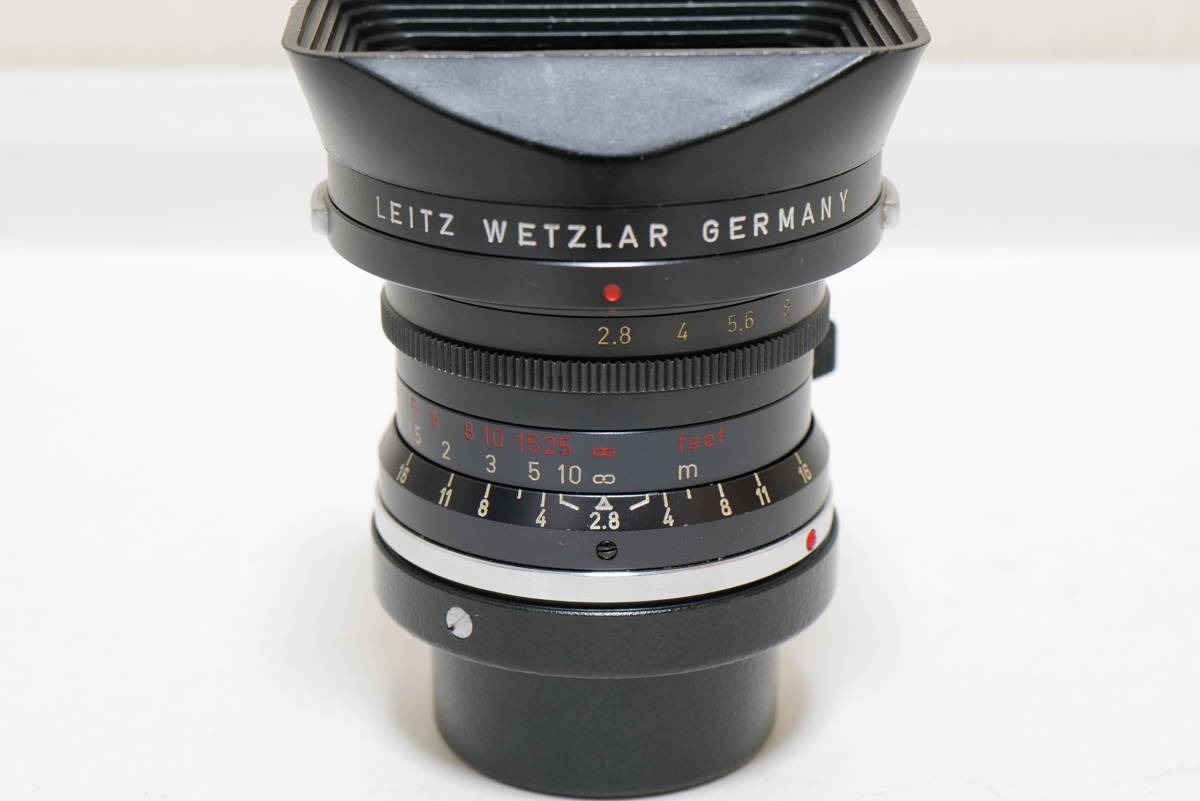 Leica Elmarit 28mm 1st 9枚玉 レッドスケール ライカ エルマリート第一世代_画像2