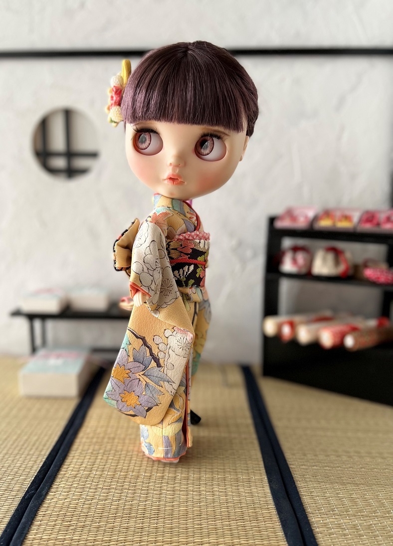 Yahoo!オークション - 【シズママ呉服店】ブライス 振袖フル Yahoo!オークション - 【シズママ呉服店】ブライス 振袖フル