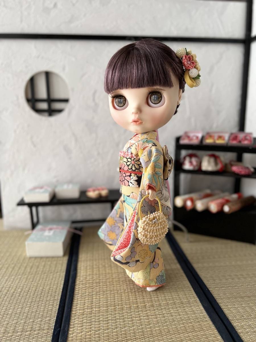 Yahoo!オークション - 【シズママ呉服店】ブライス 振袖フル Yahoo!オークション - 【シズママ呉服店】ブライス 振袖フル