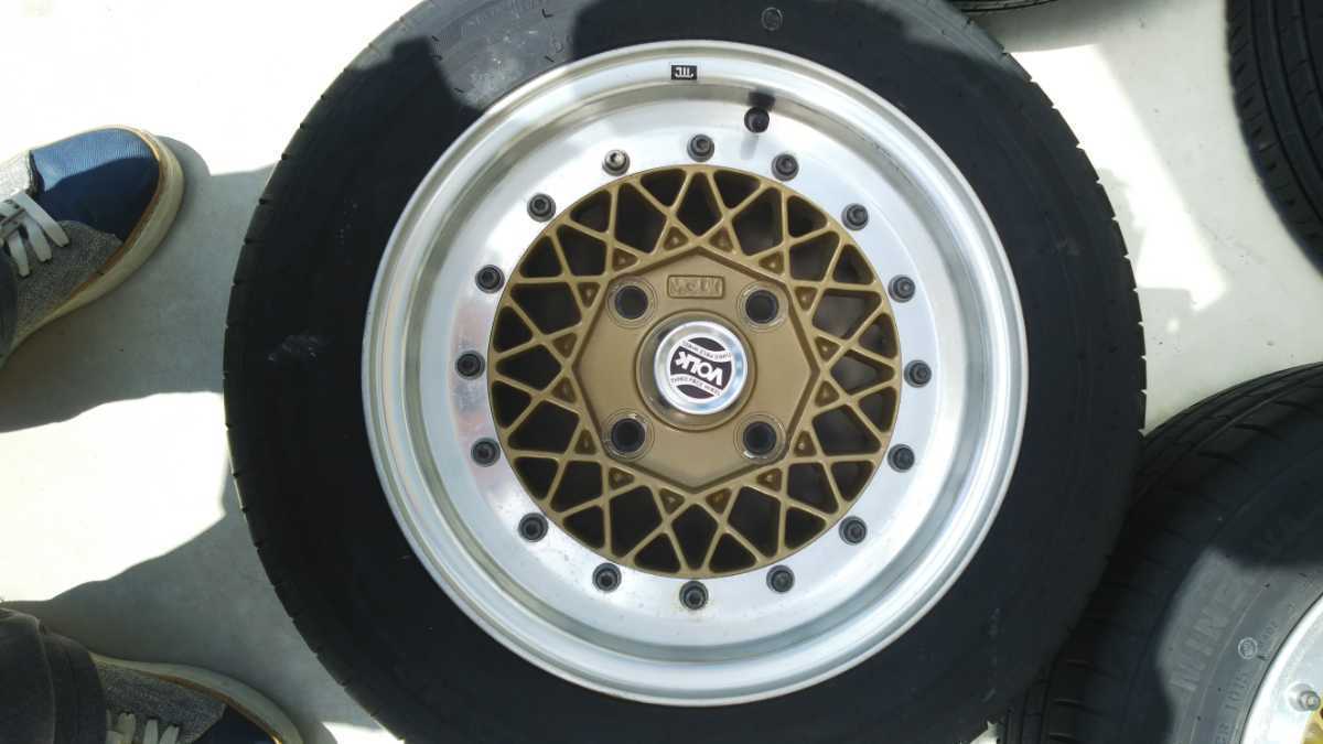 サニトラに使用 当時物 RAYS VOLK ボルクメッシュ 6J 13in PCD114.3 4