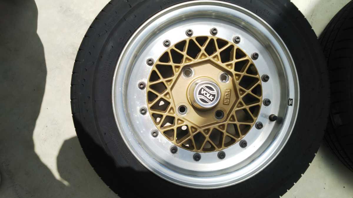 サニトラに使用 当時物 RAYS VOLK ボルクメッシュ 6J 13in PCD114.3 4