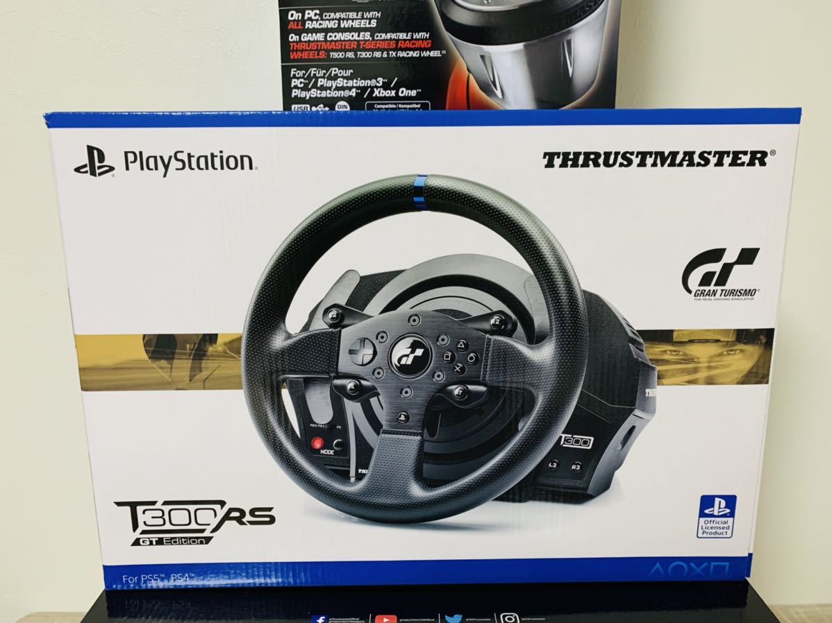 新品未使用】Thrustmaster.T300RS+T-LCM+TH8A.3点セット.スラスト