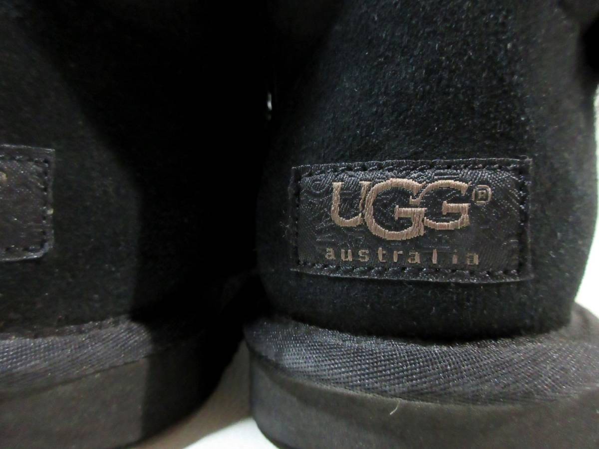 アグ ムートンブーツ ベイリーボタン UGG WOMENS BAILEY BUTTON ブラック 黒_画像6