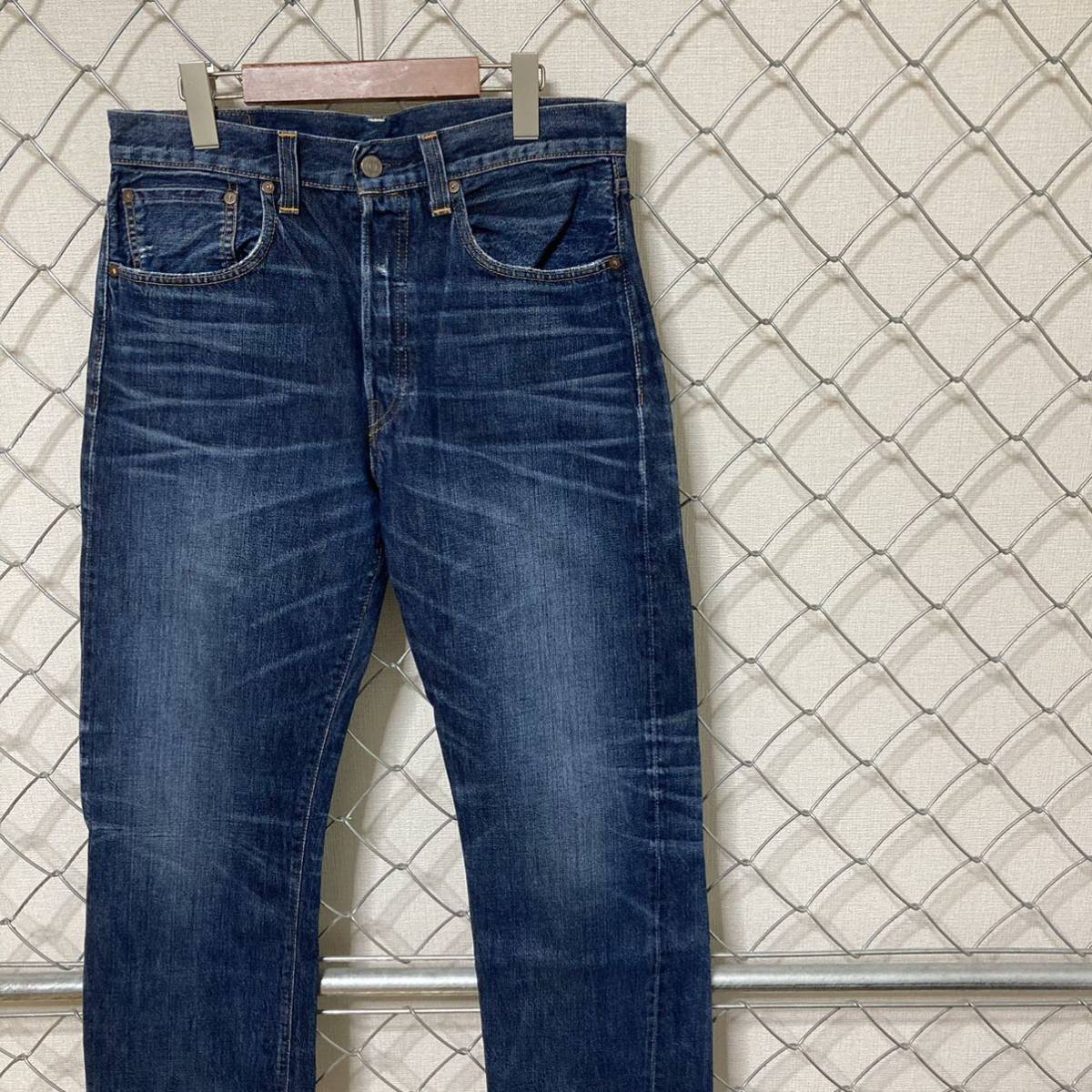 Levi's 501XX リーバイス LVC復刻 VINTAGE加工 デニムパンツ ジーンズ 片面タブ 31×32 美品