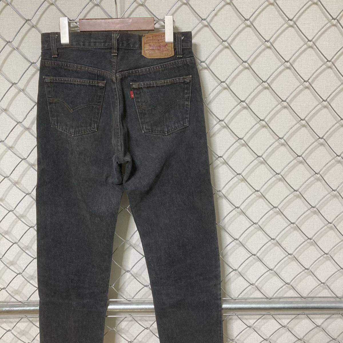 Levi's 501-0658 リーバイス 80's USA製 89年製 先染めブラック デニム