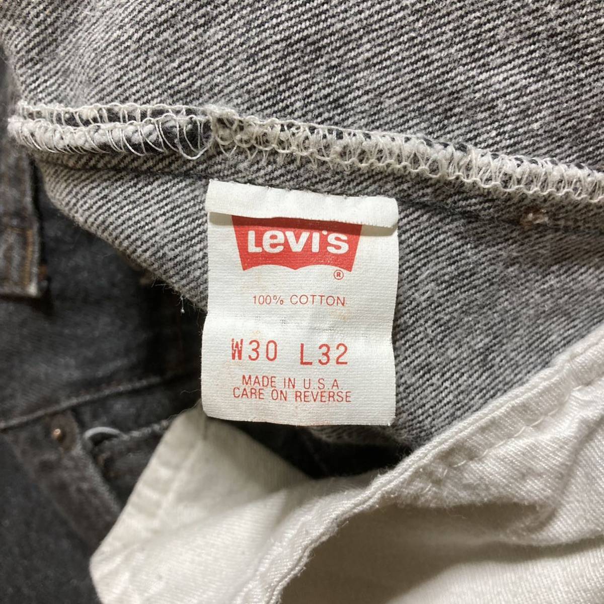 Levi's 501-0658 リーバイス 80's USA製 89年製 先染めブラック デニム