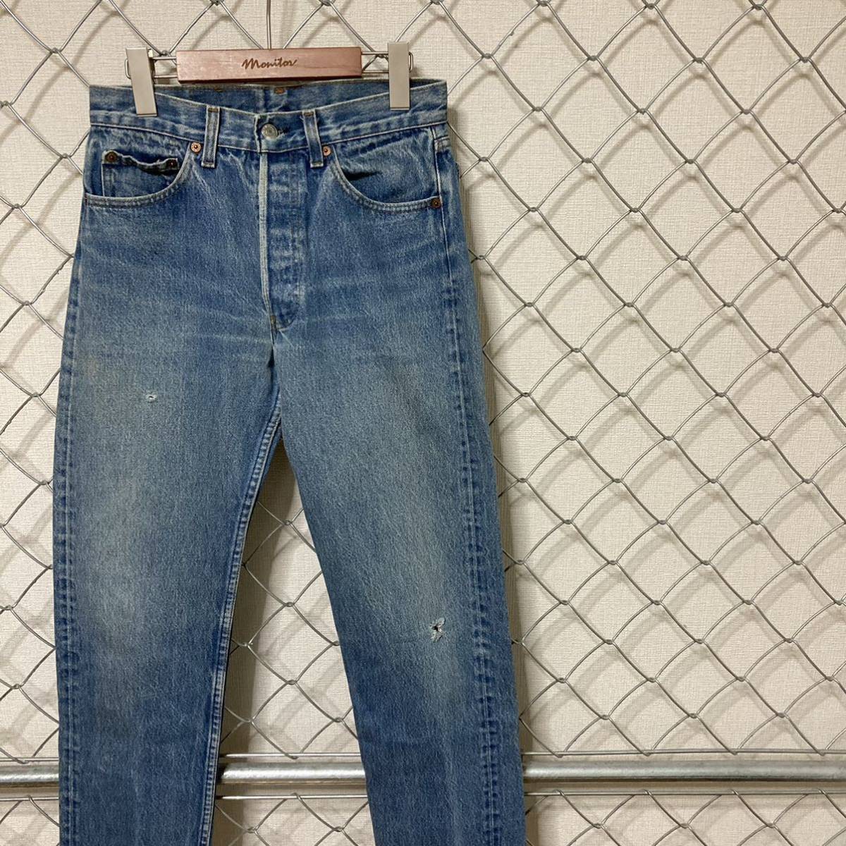 80's Levi's 501 VINTAGE!! 85年製 USA製 赤耳後モデル デニムパンツ ジーンズ 30×36_画像1