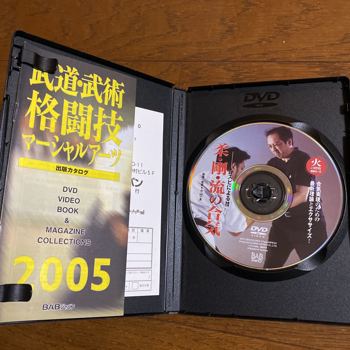 DVD 柔・剛・流の合気 ムスビによる技 火の呼吸 武術ヨーガ 小山一夫の画像3