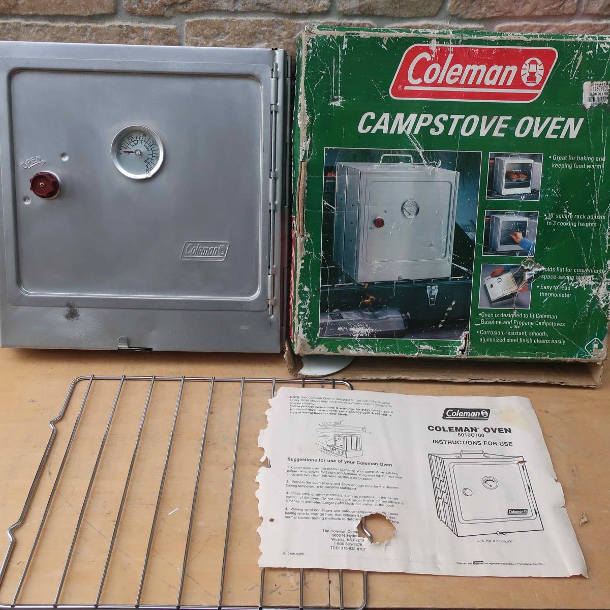  Vintage Coleman camp oven 5010C700 beautiful goods (2022-023)