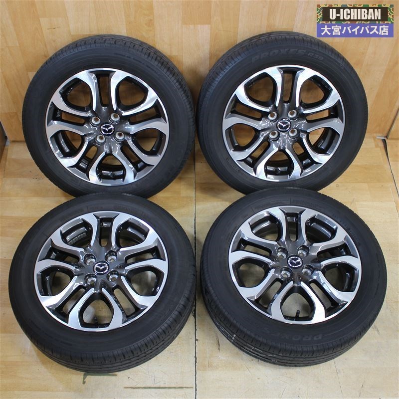 デミオ 純正 DJ系 16インチ 5.5J +40 4H100 & プロクセス 185/60R16 1
