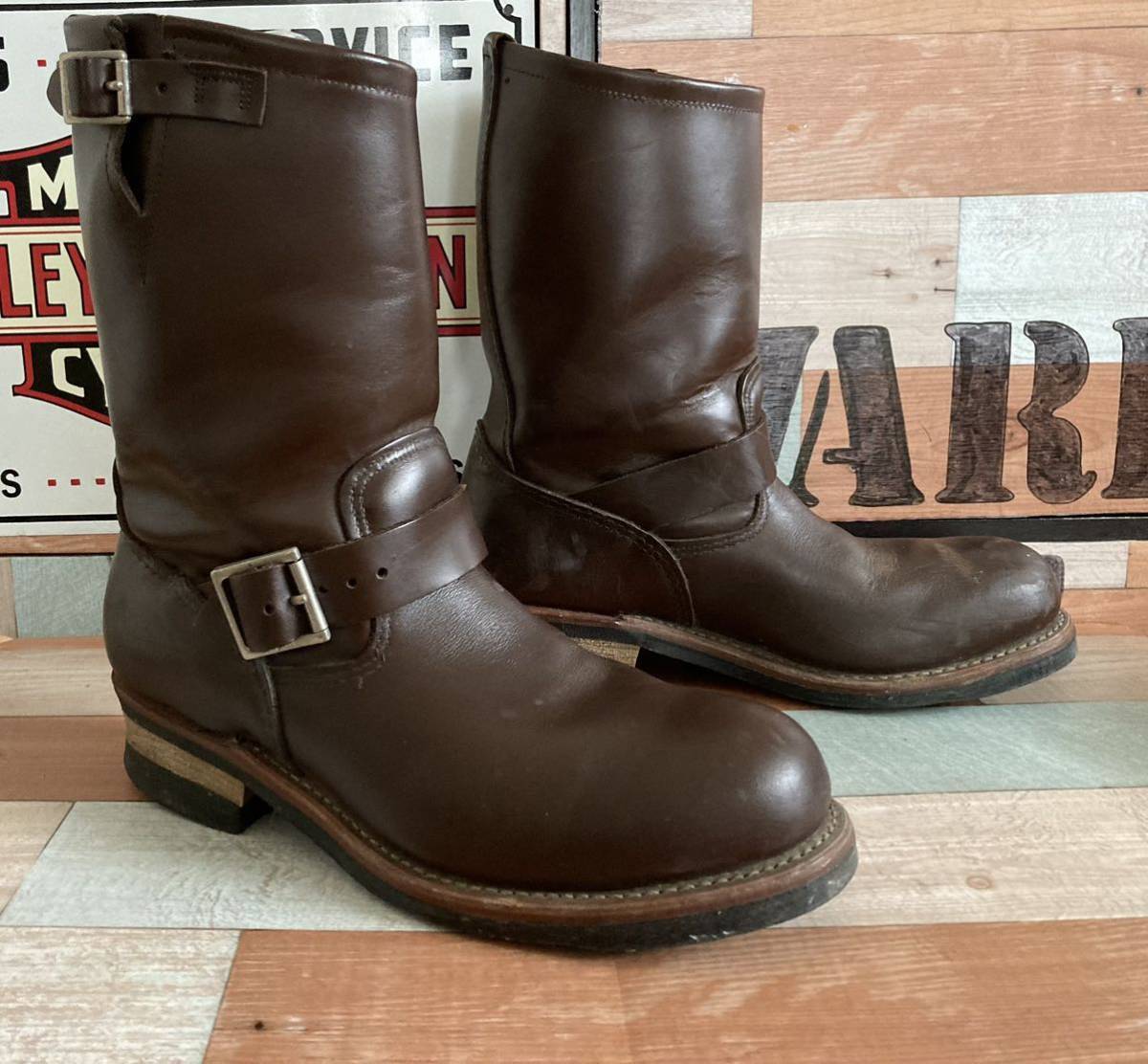 レア 廃盤品】Red Wing 2269エンジニアブーツ (茶色)26.5cm-