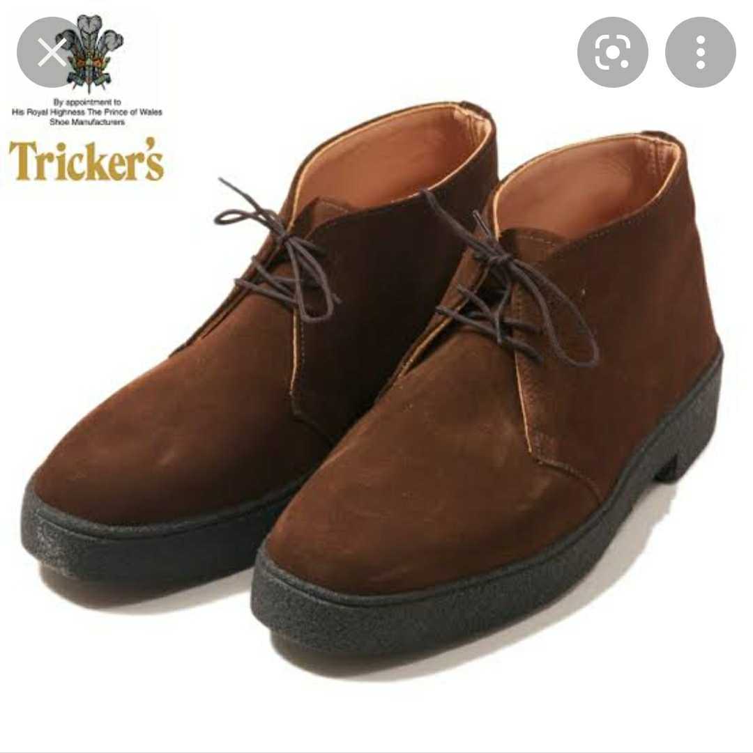 Tricker‘s トリッカーズ　マッドガードチャッカ－ブーツ　サイズ6.5　新品未使用品_画像1