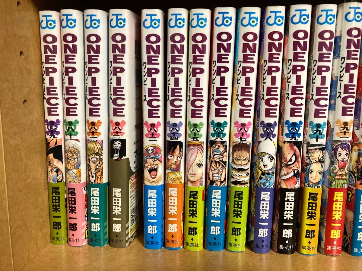 希少★美品★全巻「初版」ほぼ「帯付き」★ONE PIECE(ワンピース)56巻から101巻(最新巻)【 尾田栄一郎】抜けなし!