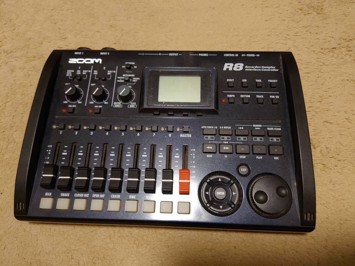 ZOOM R8 マルチトラックレコーダー オーディオインターフェース www