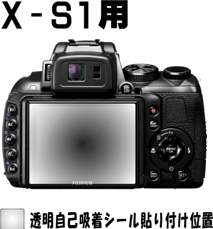 FinePix 　X-S1用 　液晶面保護シールキット４台分　_画像2