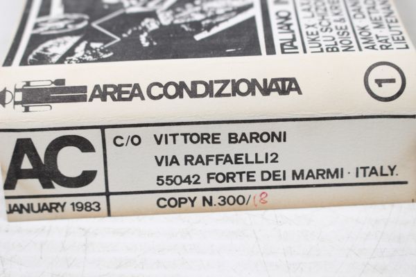 E03/Various - Italiano Industriale　/　Area Condizionata AC 1/300限定　カセットテープ　ノイズ_画像5