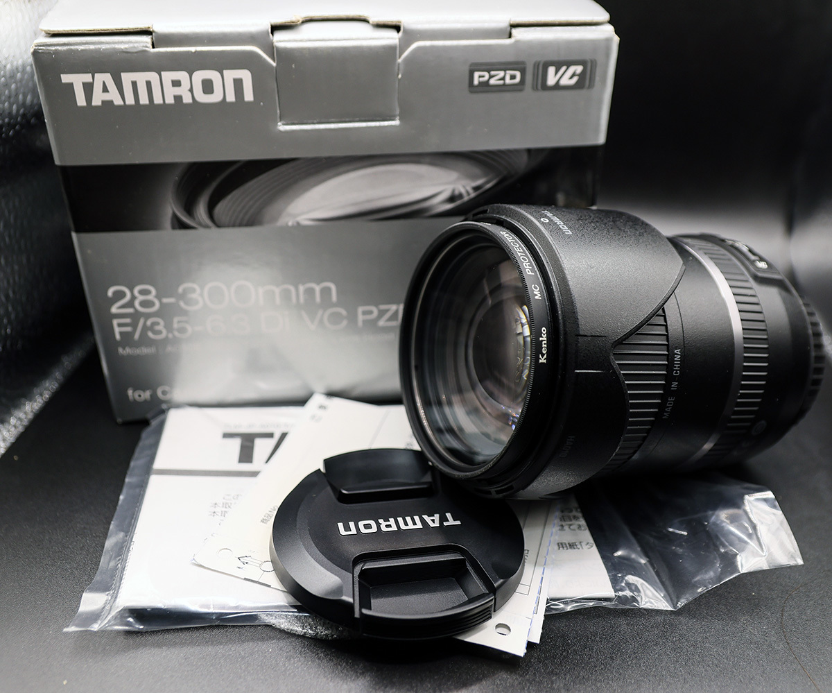 美品 TAMRON 28-300mm F3.5-6.3 Di VC PZD A010 キヤノン EFマウント